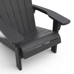 Keter Troy Adirondack Tuinstoel - 81x80x96,5cm - Grafiet -Tuinmeubilair Verkoopwinkel 1200x1200 43