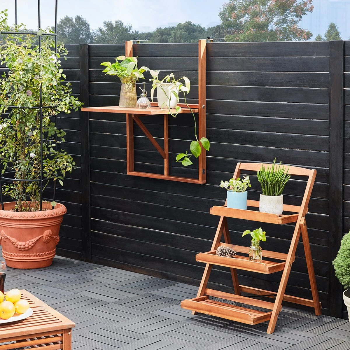 Merkloos Casaria Balkontafel - FSC®-Gecertificeerd Acaciahout – Hangend – Bruin 11 Merkloos Casaria Balkontafel - FSC®-Gecertificeerd Acaciahout – Hangend – Bruin - Afbeelding 11