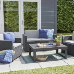 Allibert Lyon Tuintafel - 116x71,5x66/40 Cm - Grafiet 20 Allibert Lyon Tuintafel - 116x71,5x66/40 Cm - Grafiet -Tuinmeubilair Verkoopwinkel 1200x1200 440