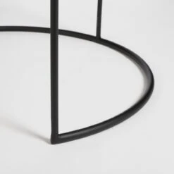 Mica Decorations Leandro Bijzettafel - Set Van 2 - H45 X Ø45 Cm - Zwart 11 Mica Decorations Leandro Bijzettafel - Set Van 2 - H45 X Ø45 Cm - Zwart -Tuinmeubilair Verkoopwinkel 1200x1200 454