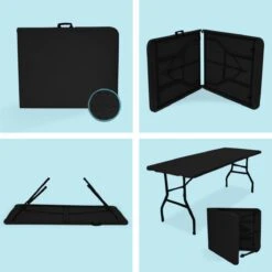LifeGoods Klaptafel - Inklapbaar - 70x180cm - Verstelbare Vouwtafel - Weerbestendig - Zwart 14 LifeGoods Klaptafel - Inklapbaar - 70x180cm - Verstelbare Vouwtafel - Weerbestendig - Zwart -Tuinmeubilair Verkoopwinkel 1200x1200 513
