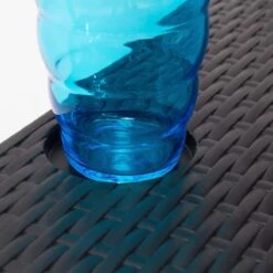 Relaxdays Balkontafel Inklapbaar, Balkon Tafel Rotan, Hangtafel Reling - Zwart -Tuinmeubilair Verkoopwinkel 1200x1200 527