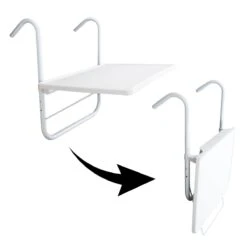 Luxe Inklapbare Balkontafel – 52 X 40 X 56cm – Wit – Hangend – Balkonbar – Balkontafels – Balkontafeltje – Hangtafel Balkon – Balcony Table – Voor Aan Het Balkon – Ophangbaar – Opklapbaar – Tafel – Inklapbaar – Buiten – Tafeltje – Klaptafel 13 Luxe Inklapbare Balkontafel – 52 X 40 X 56cm – Wit – Hangend – Balkonbar – Balkontafels – Balkontafeltje – Hangtafel Balkon – Balcony Table – Voor Aan Het Balkon – Ophangbaar – Opklapbaar – Tafel – Inklapbaar – Buiten – Tafeltje – Klaptafel -Tuinmeubilair Verkoopwinkel 1200x1200 534