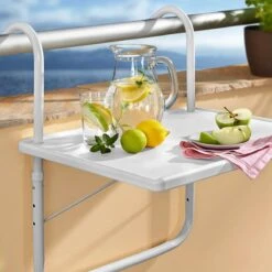 Luxe Inklapbare Balkontafel – 52 X 40 X 56cm – Wit – Hangend – Balkonbar – Balkontafels – Balkontafeltje – Hangtafel Balkon – Balcony Table – Voor Aan Het Balkon – Ophangbaar – Opklapbaar – Tafel – Inklapbaar – Buiten – Tafeltje – Klaptafel 15 Luxe Inklapbare Balkontafel – 52 X 40 X 56cm – Wit – Hangend – Balkonbar – Balkontafels – Balkontafeltje – Hangtafel Balkon – Balcony Table – Voor Aan Het Balkon – Ophangbaar – Opklapbaar – Tafel – Inklapbaar – Buiten – Tafeltje – Klaptafel -Tuinmeubilair Verkoopwinkel 1200x1200 535