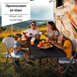 Sens Design Tuintafel Kunststof - Campingtafel Inklapbaar - Rotan-Look 12 Sens Design Tuintafel Kunststof - Campingtafel Inklapbaar - Rotan-Look -Tuinmeubilair Verkoopwinkel 1200x1200 547