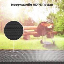 LifeGoods Klaptafel - Inklapbaar - 120 Cm - 4 Personen - Zwart -Tuinmeubilair Verkoopwinkel 1200x1200 582