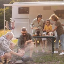 LifeGoods Klaptafel - Inklapbaar - 120 Cm - 4 Personen - Zwart -Tuinmeubilair Verkoopwinkel 1200x1200 583