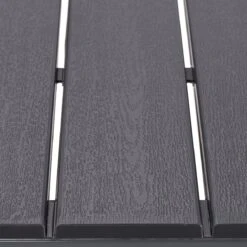 Relaxdays Tuintafel Vierkant - Grijze Buitentafel - Eettafel Tuin - Moderne Balkontafel -Tuinmeubilair Verkoopwinkel 1200x1200 601