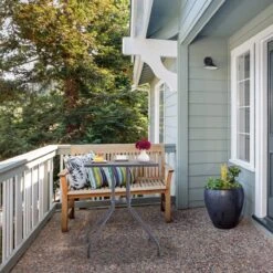 Relaxdays Tuintafel Vierkant - Buitentafel - Kleine Eettafel Tuin - Balkontafel Kunststof -Tuinmeubilair Verkoopwinkel 1200x1200 607