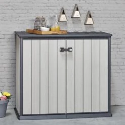 Keter Patio Store Opbergkast - 139,5x77x120cm - Grijs -Tuinmeubilair Verkoopwinkel 1200x1200 647