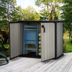 Keter Patio Store Opbergkast - 139,5x77x120cm - Grijs -Tuinmeubilair Verkoopwinkel 1200x1200 648