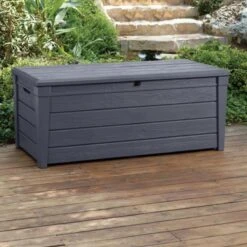 Keter Brightwood Opbergbox - 455L - 145x69,7x60,3 Cm - Grafiet -Tuinmeubilair Verkoopwinkel 1200x1200 656
