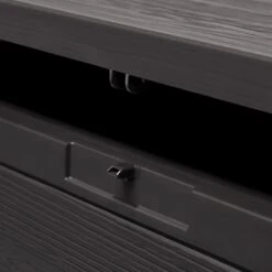 Merkloos Woody Tuin Opbergbox - 324 Liter 45x120x60 Cm - Tuinkussenbox - Antraciet/bruin -Tuinmeubilair Verkoopwinkel 1200x1200 659