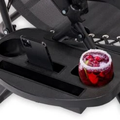 LifeGoods Opvouwbare Tuinstoelen - Verstelbaar Zonnescherm - 2 Stuks - 30°-90° Verstelbaar - Metaal - Zwart -Tuinmeubilair Verkoopwinkel 1200x1200 66