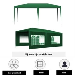 Merkloos Partytent - Paviljoen Opvouwbaar - Easy Up Tuintent Met Zijpanelen - Groen/ 6m X 3m/ 120g/m² 9 Merkloos Partytent - Paviljoen Opvouwbaar - Easy Up Tuintent Met Zijpanelen - Groen/ 6m X 3m/ 120g/m² -Tuinmeubilair Verkoopwinkel 1200x1200 681