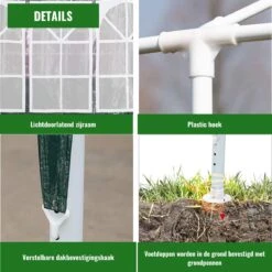 Merkloos Partytent - Paviljoen Opvouwbaar - Easy Up Tuintent Met Zijpanelen - Groen/ 6m X 3m/ 120g/m² 11 Merkloos Partytent - Paviljoen Opvouwbaar - Easy Up Tuintent Met Zijpanelen - Groen/ 6m X 3m/ 120g/m² -Tuinmeubilair Verkoopwinkel 1200x1200 682