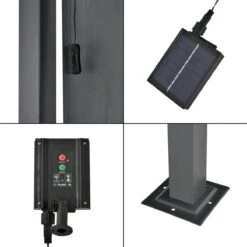 Pergola Fortaleza Tuinpaviljoen Met LED Verlichting 3x3 M Donkergrijs 10 Pergola Fortaleza Tuinpaviljoen Met LED Verlichting 3x3 M Donkergrijs -Tuinmeubilair Verkoopwinkel 1200x1200 702