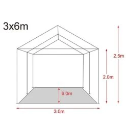 MaxxGarden Partytent - Paviljoen - 3x6m - Incl. Zijwanden - Waterdicht - Wit 11 MaxxGarden Partytent - Paviljoen - 3x6m - Incl. Zijwanden - Waterdicht - Wit -Tuinmeubilair Verkoopwinkel 1200x1200 713