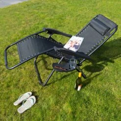 Luxe Ligstoel Met Hoofdsteun & Voetsteun - Verstelbare Rugleuning - Zonnebed Relaxstoel Voor Tuin/Terras/Strand/Balkon/Zwembad/Camping - Inklapbaar - Weerbestendig - Zwart 15 Luxe Ligstoel Met Hoofdsteun & Voetsteun - Verstelbare Rugleuning - Zonnebed Relaxstoel Voor Tuin/Terras/Strand/Balkon/Zwembad/Camping - Inklapbaar - Weerbestendig - Zwart -Tuinmeubilair Verkoopwinkel 1200x1200 72