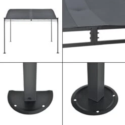 Pergola Tuinpaviljoen 300x250x243 Cm Antraciet Donkergrijs -Tuinmeubilair Verkoopwinkel 1200x1200 750