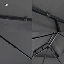 Paviljoen Lanciano Partytent 4x3x2,65 Cm Donkergrijs -Tuinmeubilair Verkoopwinkel 1200x1200 755