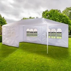MaxxGarden Partytent - Paviljoen - 300 X 600 X 250 Cm - Met Zijwanden - Waterdicht Pro - 32mm Buizen – Wit 15 MaxxGarden Partytent - Paviljoen - 300 X 600 X 250 Cm - Met Zijwanden - Waterdicht Pro - 32mm Buizen – Wit -Tuinmeubilair Verkoopwinkel 1200x1200 786