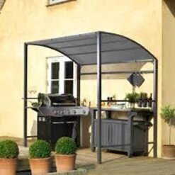 Merkloos Barbecue Overkapping Afm. 233 X 145 Cm Zwart -Tuinmeubilair Verkoopwinkel 1200x1200 787