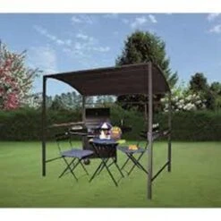 Merkloos Barbecue Overkapping Afm. 233 X 145 Cm Zwart -Tuinmeubilair Verkoopwinkel 1200x1200 788
