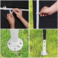 MaxxGarden Partytent - Feesttent Paviljoen - 3x3m - Antraciet 10 MaxxGarden Partytent - Feesttent Paviljoen - 3x3m - Antraciet -Tuinmeubilair Verkoopwinkel 1200x1200 790