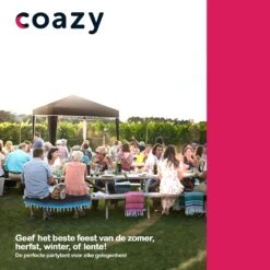 Coazy Waterdichte Partytent 3x3 Meter Opvouwbaar - Paviljoen - Easy Up - Pop-up Tent Met Haringen, Touw En Anti Slip Poten - Waterdicht - Partytenten Weerbestendig 12 Coazy Waterdichte Partytent 3x3 Meter Opvouwbaar - Paviljoen - Easy Up - Pop-up Tent Met Haringen, Touw En Anti Slip Poten - Waterdicht - Partytenten Weerbestendig -Tuinmeubilair Verkoopwinkel 1200x1200 816