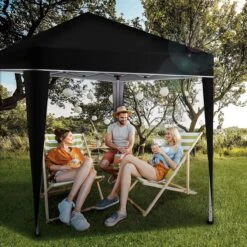 Sens Design Partytent Opvouwbaar - 3 X 3m - Zwart -Tuinmeubilair Verkoopwinkel 1200x1200 829