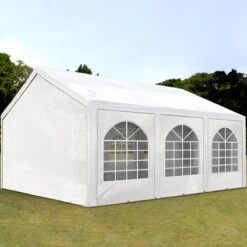 Hoogwaardige Partytent 3x6 M Van 240 G/m² PE Zeil Tuintent Feesttent Waterdicht In Wit -Tuinmeubilair Verkoopwinkel 1200x1200 855