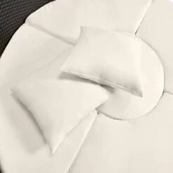 Casaria Polyrattan Zonne-Eiland Ø185cm – Incl. Kussens - Zwart Crème 37 Casaria Polyrattan Zonne-Eiland Ø185cm – Incl. Kussens - Zwart Crème -Tuinmeubilair Verkoopwinkel 1200x1200 900