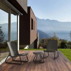 Keter Rio Balkonset - 3 Delig - Grafiet -Tuinmeubilair Verkoopwinkel 1200x1200 904