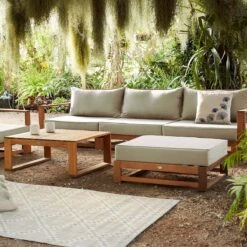 Alice's Garden Loungeset Mendoza - Acacia - 5 Plaatsen - Beige -Tuinmeubilair Verkoopwinkel 1200x1200 933
