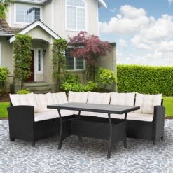 Casaria Polyrattan Tuinset - 15 Delig Voor 6 Personen – Crème Zwart 14 Casaria Polyrattan Tuinset - 15 Delig Voor 6 Personen – Crème Zwart -Tuinmeubilair Verkoopwinkel 1200x1200 942