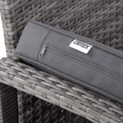 Casaria Polyrattan Loungeset – 2 Stoelen 1 Bank 1 Tafel - Antraciet -Tuinmeubilair Verkoopwinkel 1200x1200 963