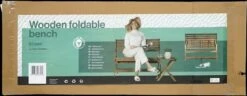Merkloos Inklapbare Houten Tuinbank 5 Merkloos Inklapbare Houten Tuinbank -Tuinmeubilair Verkoopwinkel 1200x466