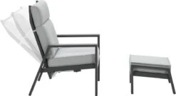 Garden Impressions Max Verstelbare Stoel + Voetenbank -Tuinmeubilair Verkoopwinkel 1200x661