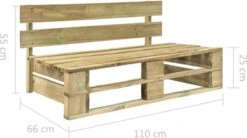 VidaXL Tuinbank Pallet Hout -Tuinmeubilair Verkoopwinkel 1200x672