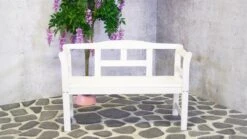 SenS-Line Friesen Tuinbank - Hout - Wit -Tuinmeubilair Verkoopwinkel 1200x675 10