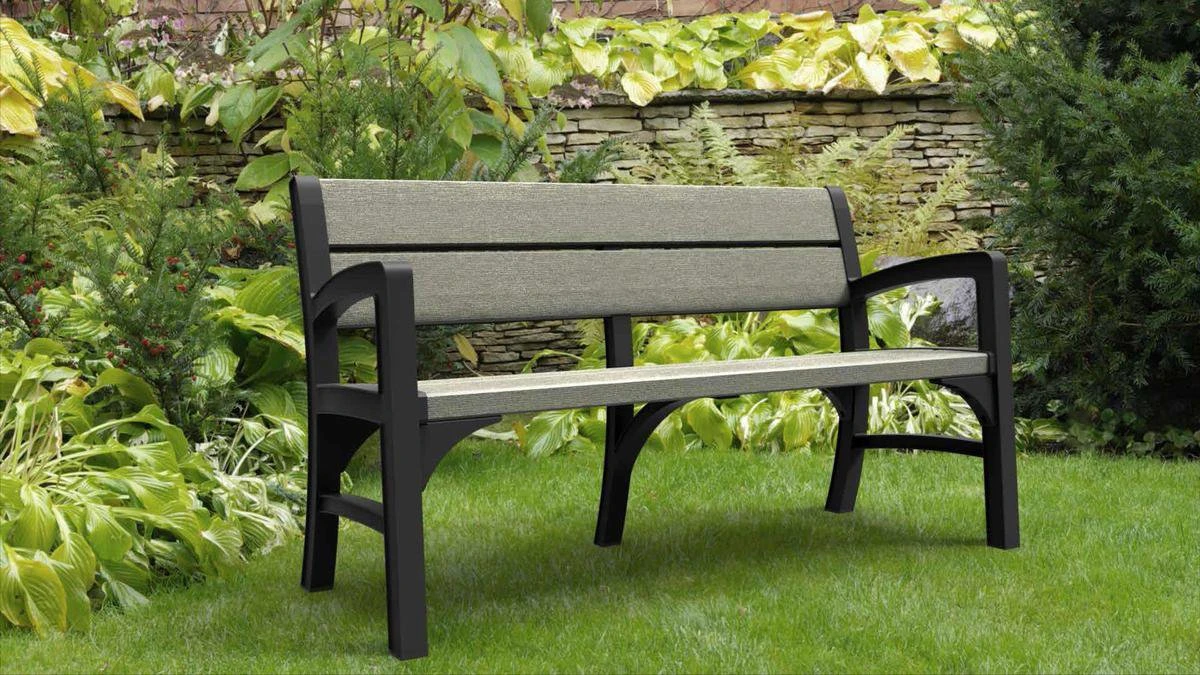 Keter Montero Tuinbank - 3-personen - 150x62,5x89cm – Grafiet 6 Keter Montero Tuinbank - 3-personen - 150x62,5x89cm – Grafiet - Afbeelding 6