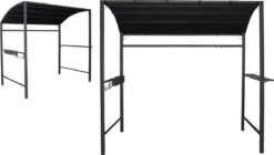 Merkloos Barbecue Overkapping Afm. 233 X 145 Cm Zwart -Tuinmeubilair Verkoopwinkel 1200x679