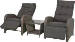 Loungeset Duoset Melia 2 Verstelbare Stoelen + Tafel - Balkonset -Tuinmeubilair Verkoopwinkel 1200x682 1