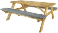 Goedkopepicknicktafels.nl | 180cm Lange Picknicktafel | Tuintafel 6 Persoons | De Luxe 180cm Lang | Geïmpregneerd Grenen Hout! -Tuinmeubilair Verkoopwinkel 1200x689