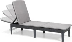 Allibert Jaipur Ligbed - 58x187,5x29 Cm - Grafiet -Tuinmeubilair Verkoopwinkel 1200x707