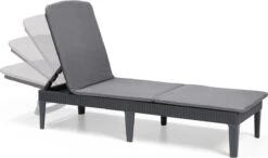 Allibert Jaipur Ligbed - 58x187,5x29 Cm - Grafiet -Tuinmeubilair Verkoopwinkel 1200x709