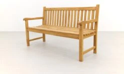 Teak Houten Tuinbank Bison - 150 Cm. -Tuinmeubilair Verkoopwinkel 1200x718