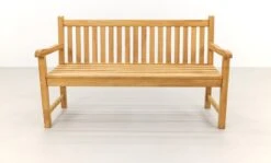 Teak Houten Tuinbank Bison - 150 Cm. -Tuinmeubilair Verkoopwinkel 1200x725