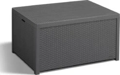 Allibert Arica Tuintafel - 79x59,5x42 Cm - Grafiet -Tuinmeubilair Verkoopwinkel 1200x755